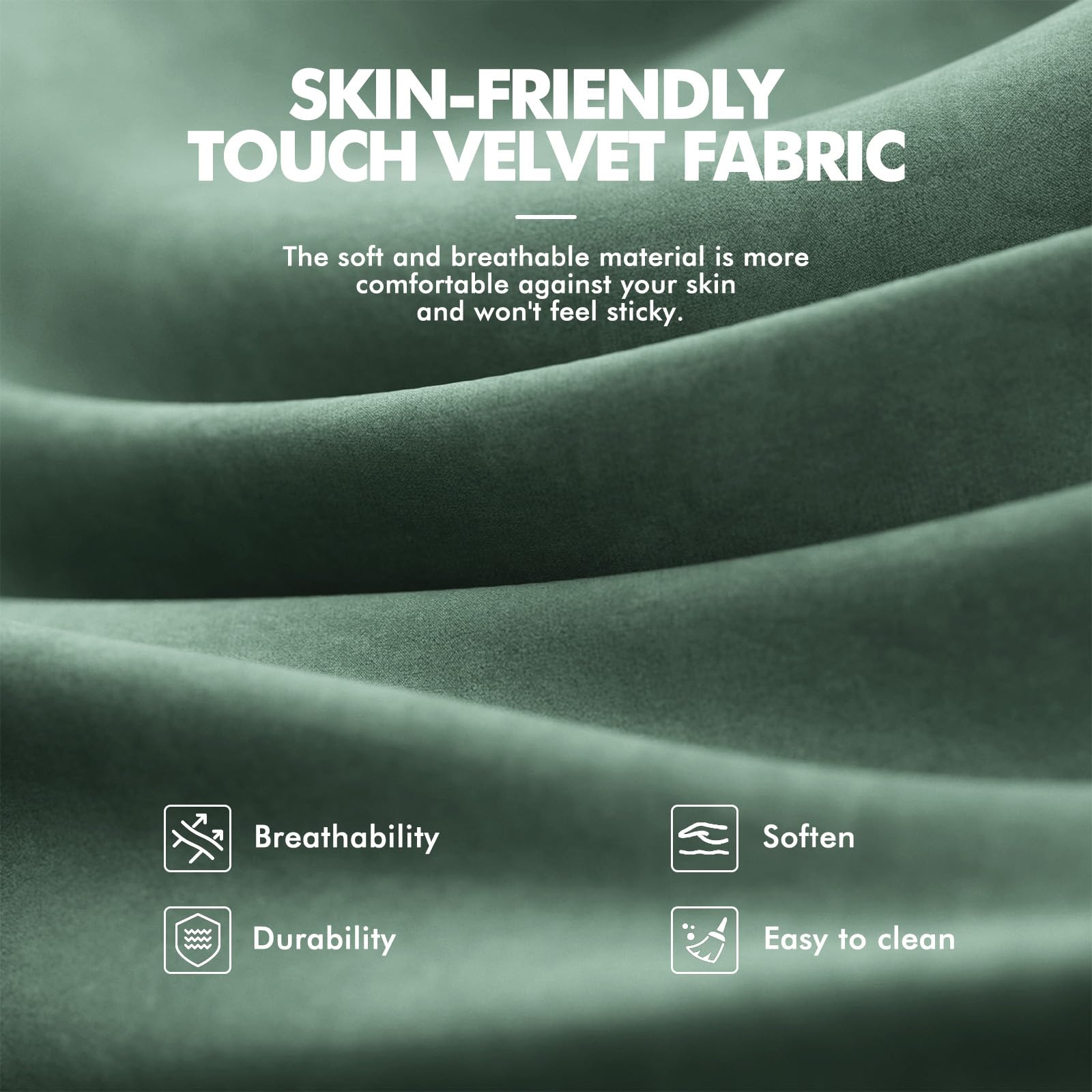 Velvet Gaming Chair with Footrest - 20.5″ Wide Ergonomic High Back with Massage Lumbar Support