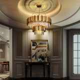 Modern Crystal Chandelier Lighting Pendant Lights Fixture Island Chandeliers Ceiling Dining Room