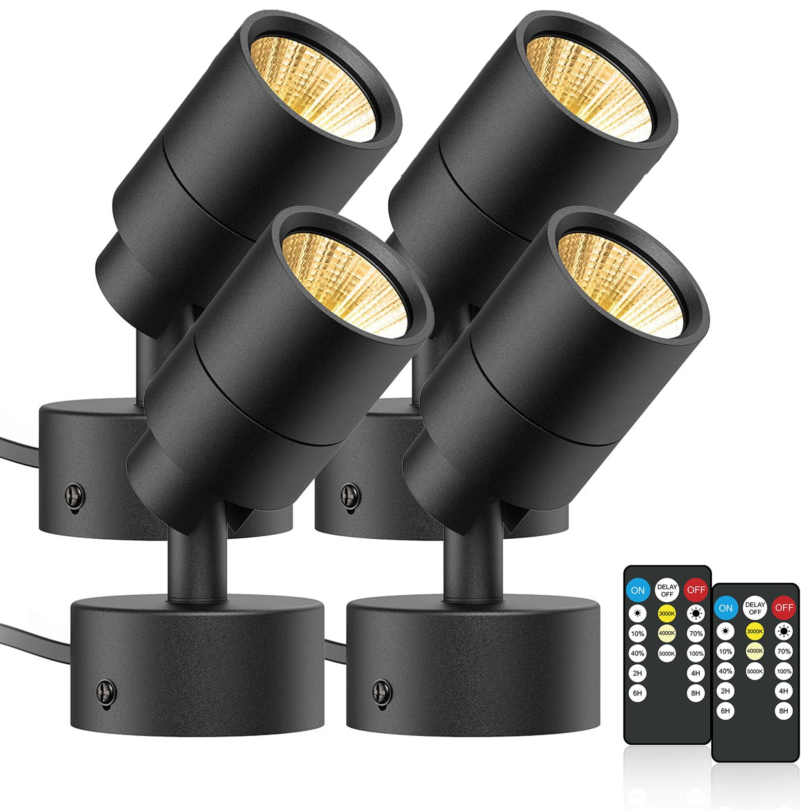 Spotlight Indoor Uplighting: 5W Up Lights with Remote Dimmable & Timer
