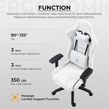 Gaming Chair Tech Fabric with Pocket Spring Cushion