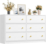 6 Drawers Dresser for Bedroom, Fabric Storage Tower, Dresser & Chest