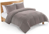 Blissful Comforter Set with 2 Pillow Shams Reversible White Comforter Plush Fluffy