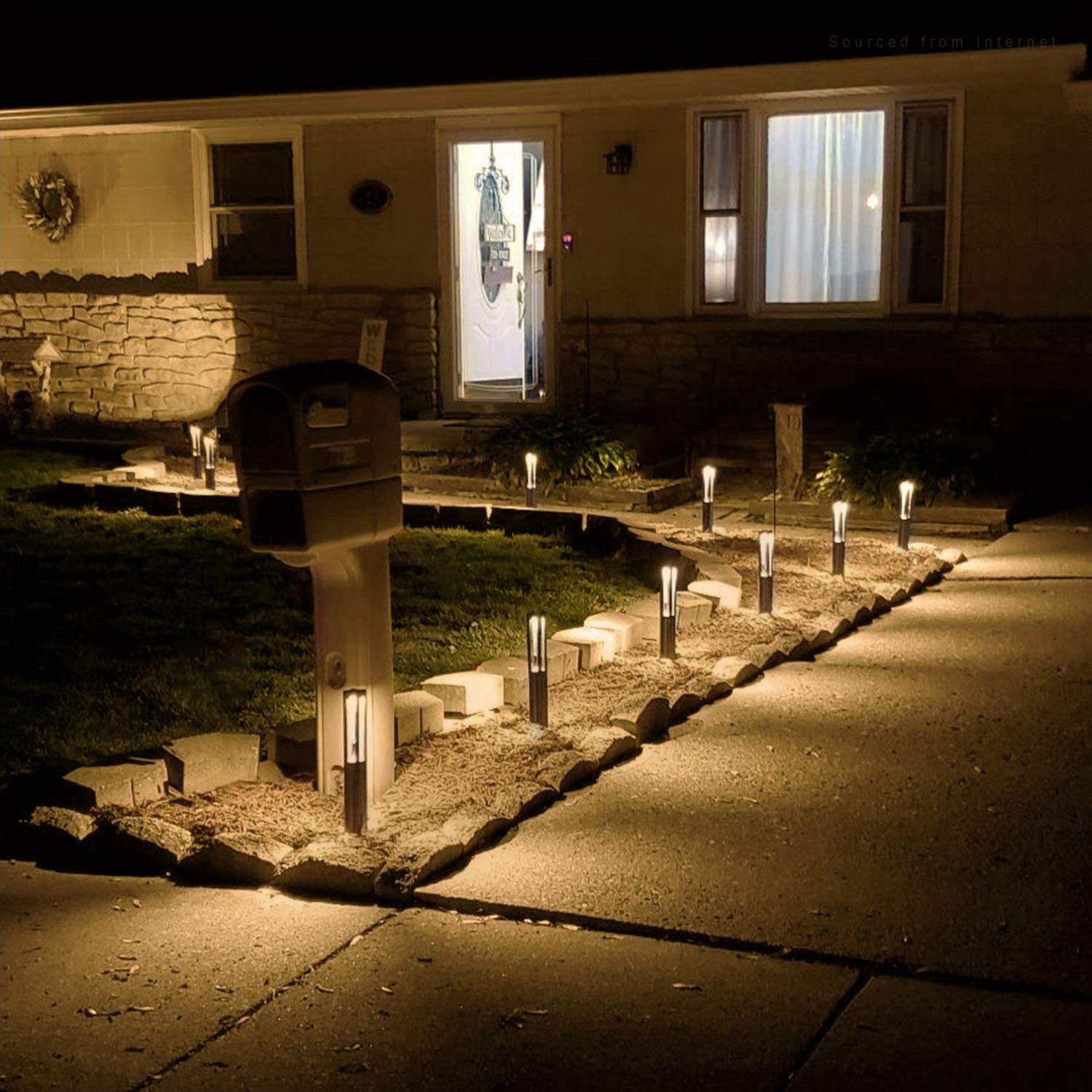 12-Pack Low Voltage Path Lights, 3W LED Landscape Pathway Lights