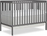 5-in-1 Convertible Crib, Baby Crib, Converts from Baby Crib to Toddler Bed, Daybed and Full-Size Bed Frame,