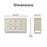 Avignon Dresser Chest, White