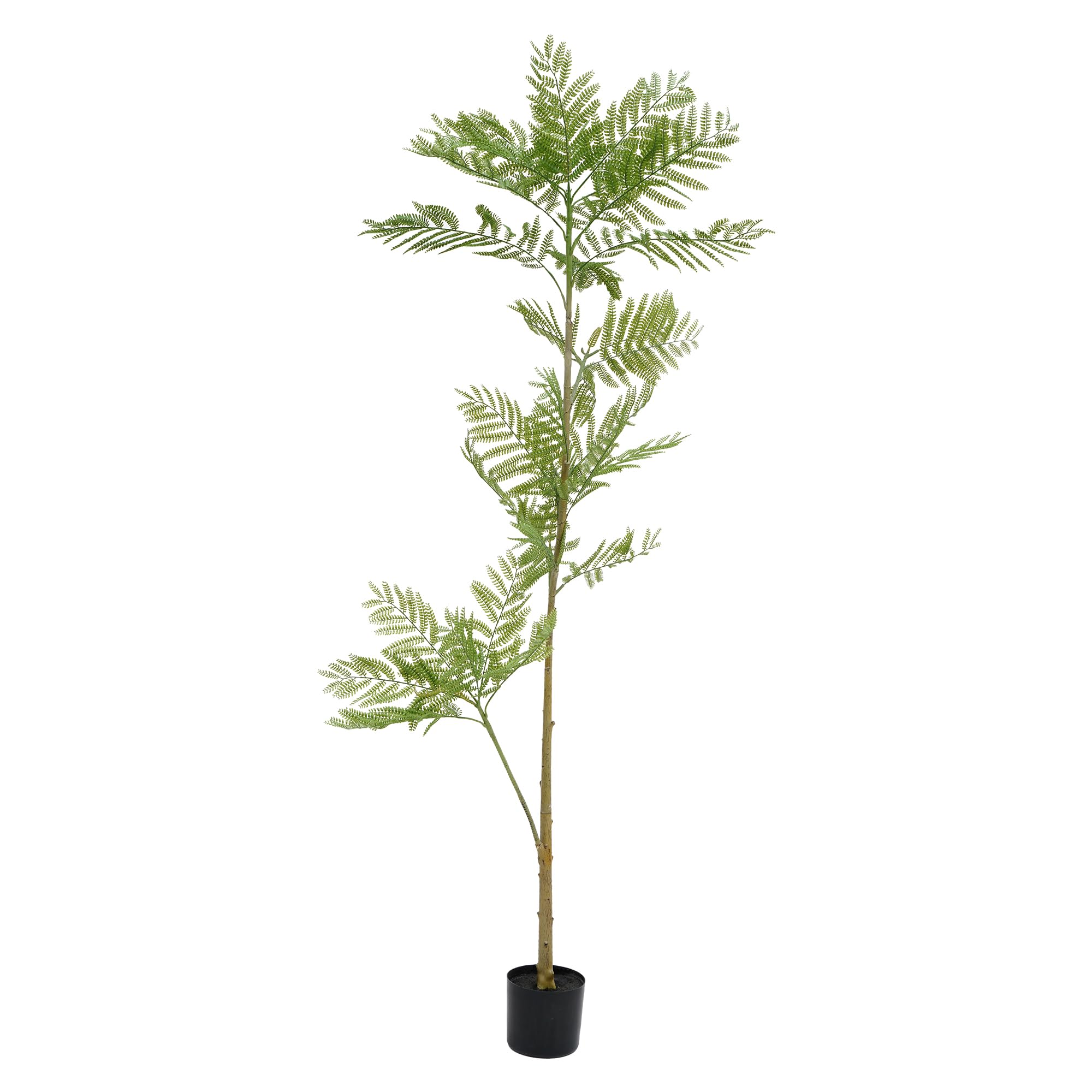 5.9ft Artificial Tree Indoor Fake Jacaranda Tree Lifelike Fake Plants Large Faux Plants for Home Decor Living Room Faux Tree for Patio Greening Porch 这个Artificial Jacaranda Tree