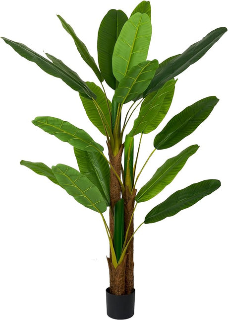 Artificial Dracaena Tree, 5FT, Faux Yucca, Indoor Plant for Home,