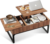 Lift Top Coffee Table with Storage, 40.9" Coffee Table with Lifting Top & Sliding Top,