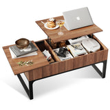 Lift Top Coffee Table with Storage, 40.9" Coffee Table with Lifting Top & Sliding Top,