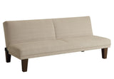 Dillan 69 Inch Futon Sofa Bed, Modern Armless Upholstered Couch Sleeper with Tufted Back and Seat