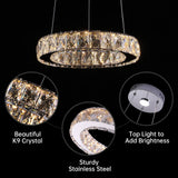 Modern Chandelier Light Fixture, Crystal Pendant Raindrop Chandelier, Maria Theresa