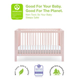 Charlie 6-in-1 Convertible Crib - Greenguard Gold Certified, Blush Pink