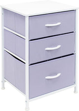 with 3 Drawers - Furniture Storage Chest Tower Unit for Bedroom, Hallway, Closet, Office