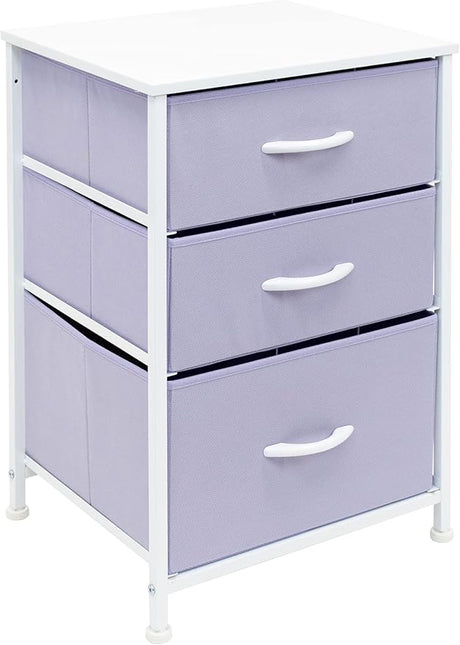 with 3 Drawers - Furniture Storage Chest Tower Unit for Bedroom, Hallway, Closet, Office