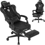 Gaming Chair,Big and Tall Gaming Chair with Footrest