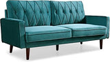 Modern Style Tufted Velvet Couch for Living Room with Soft Fabric