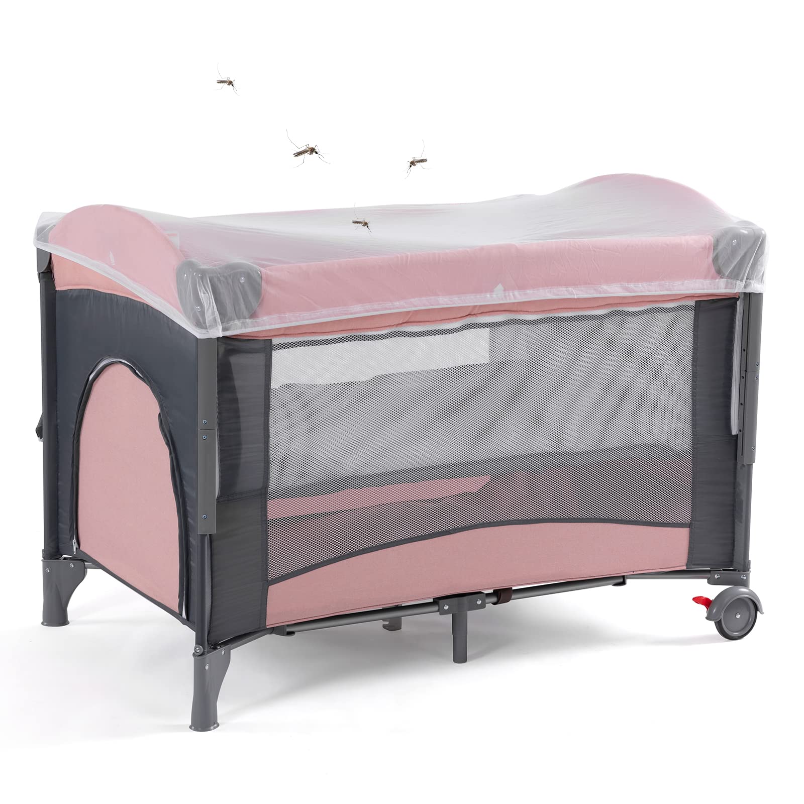 5 in 1 Baby Crib,Baby Bassinet, Bedside Cribs, Pack and Play with Changing Table