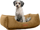 Luxury Dog Bed - Comfortable Tufted Velvet Cushion for Small to Large Dogs