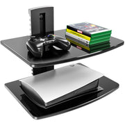 Tiers Floating Shelves for Wall under TV DVD Shelf Wall Mount Shelves Hold