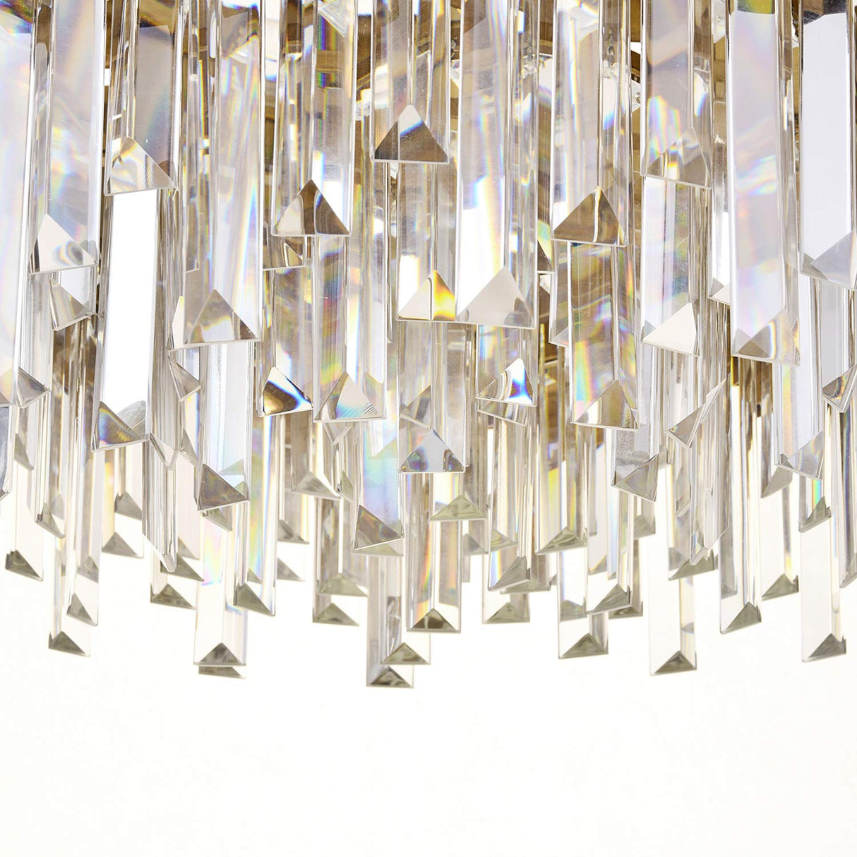 Modern Round Crystal Chandelier Lights Luxury Pendant Ceiling Light Contemporary