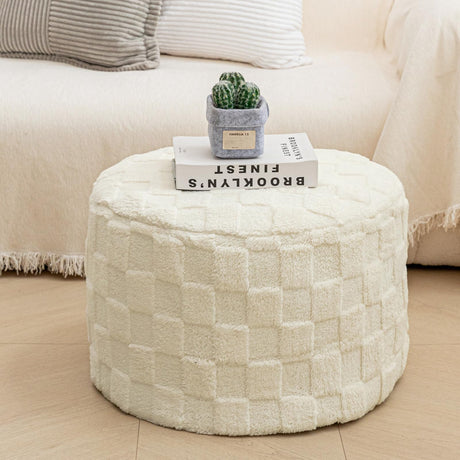 Ottoman Boho Poof Home Decor Floor Pouffe Ottoman Foot Rest