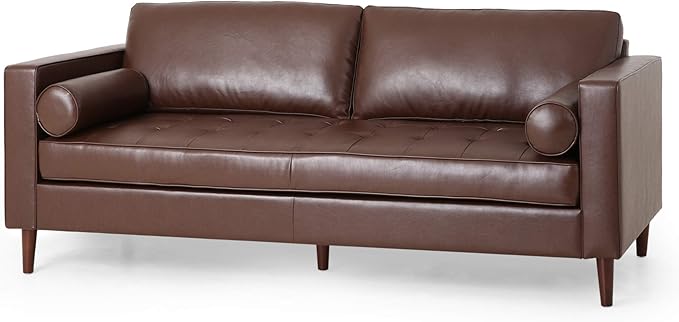 Malinta Sofas, Dark Brown + Espresso