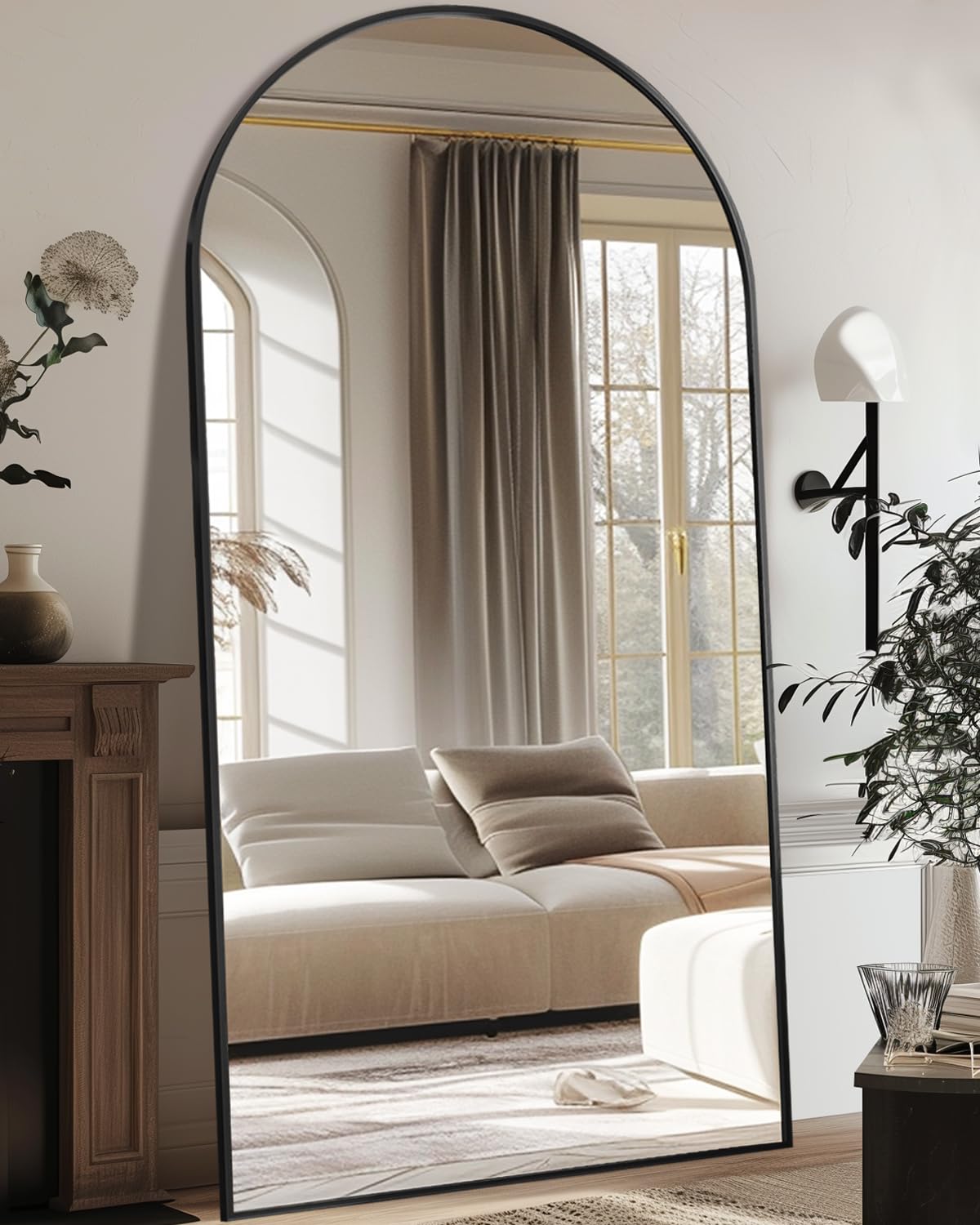 Full Length Mirror, 81"x41" Floor Mirror Freestanding, Full Body Mirror Floor Standing Mirror