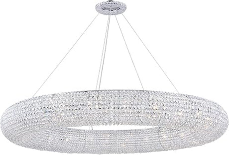 Indoor Modern Home Decorative Bright Paris 24 Light Brass Chandelier Clear Royal Cut Crystal