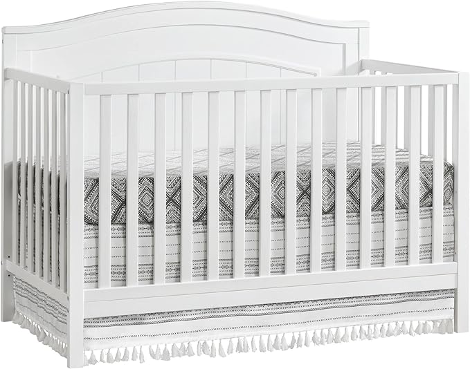 North Bay 4-in-1 Convertible Baby Crib, Dove Gray, GreenGuard Gold Certified