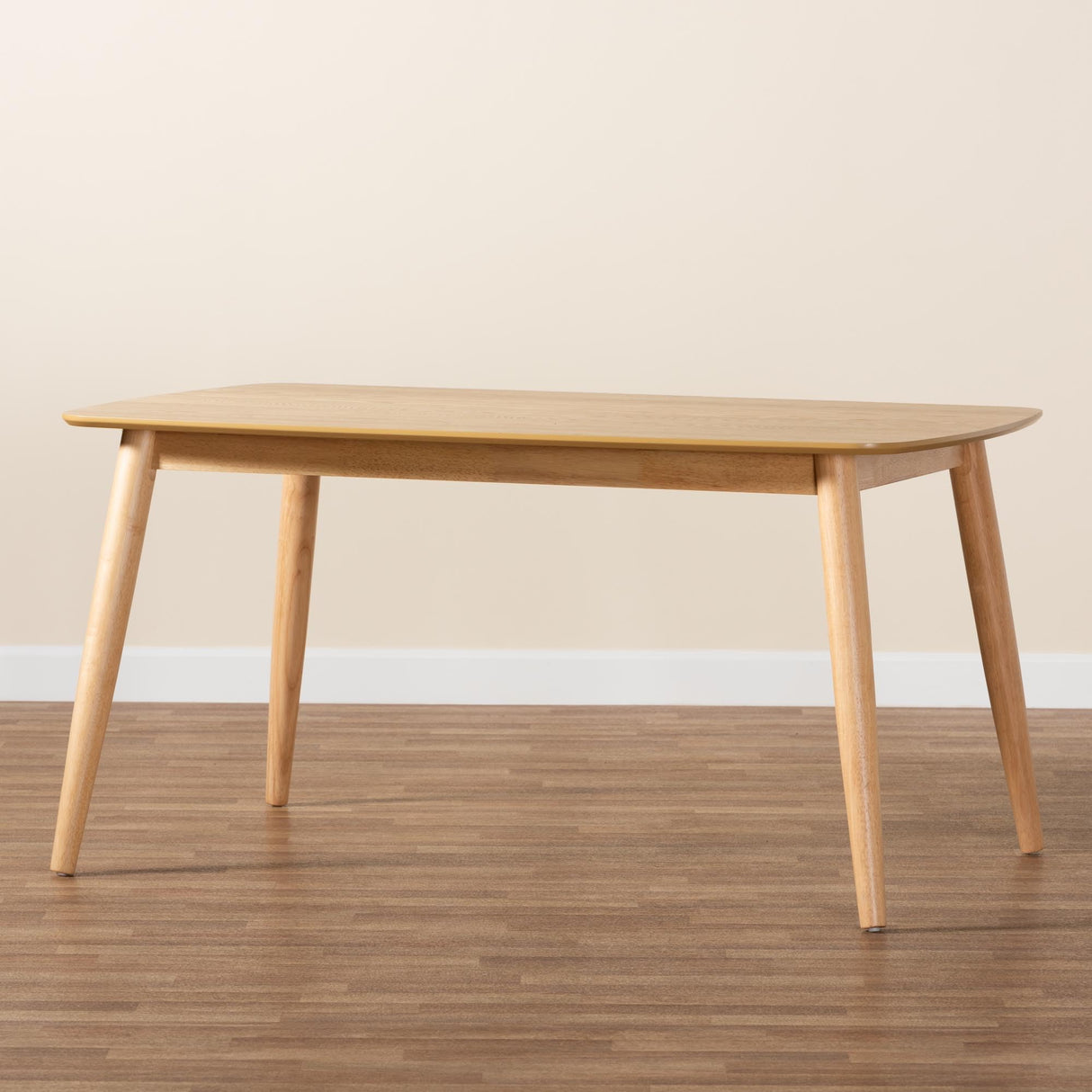 Flora Dining Table, One Size, Natural Oak