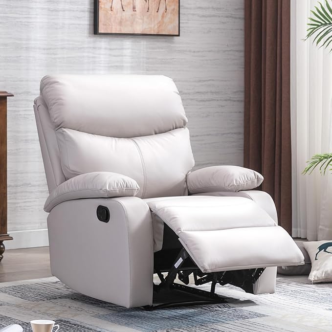 Manual Recliner Chairs for Adults, Lazy Boy Recliner Chair with Tech Cloth,