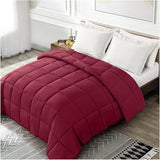 Lightweight Twin Comforter - Purple Down Alternative Comforters Twin Size Bed