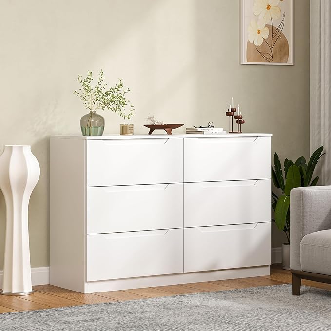 9 Drawer Dresser,62” Wide Chest of Drawer Dresser, Modern Storage Cabinets