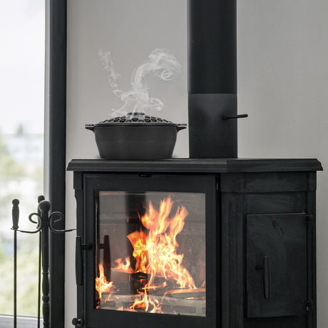 Wood Stove Steamer, Cast Iron Fireplace Humidifier