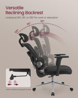 Ergonomic Office Chair, High Back Desk Chair, Mesh Computer Chair