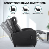 Living Room Chairs Massage Recliner Chairs Adjustable Theater Chairs Padded Seat