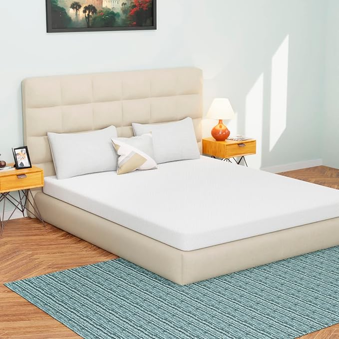 8 inch Twin Green Tea Memory Foam Mattress Cooling Gel Infused Mattress