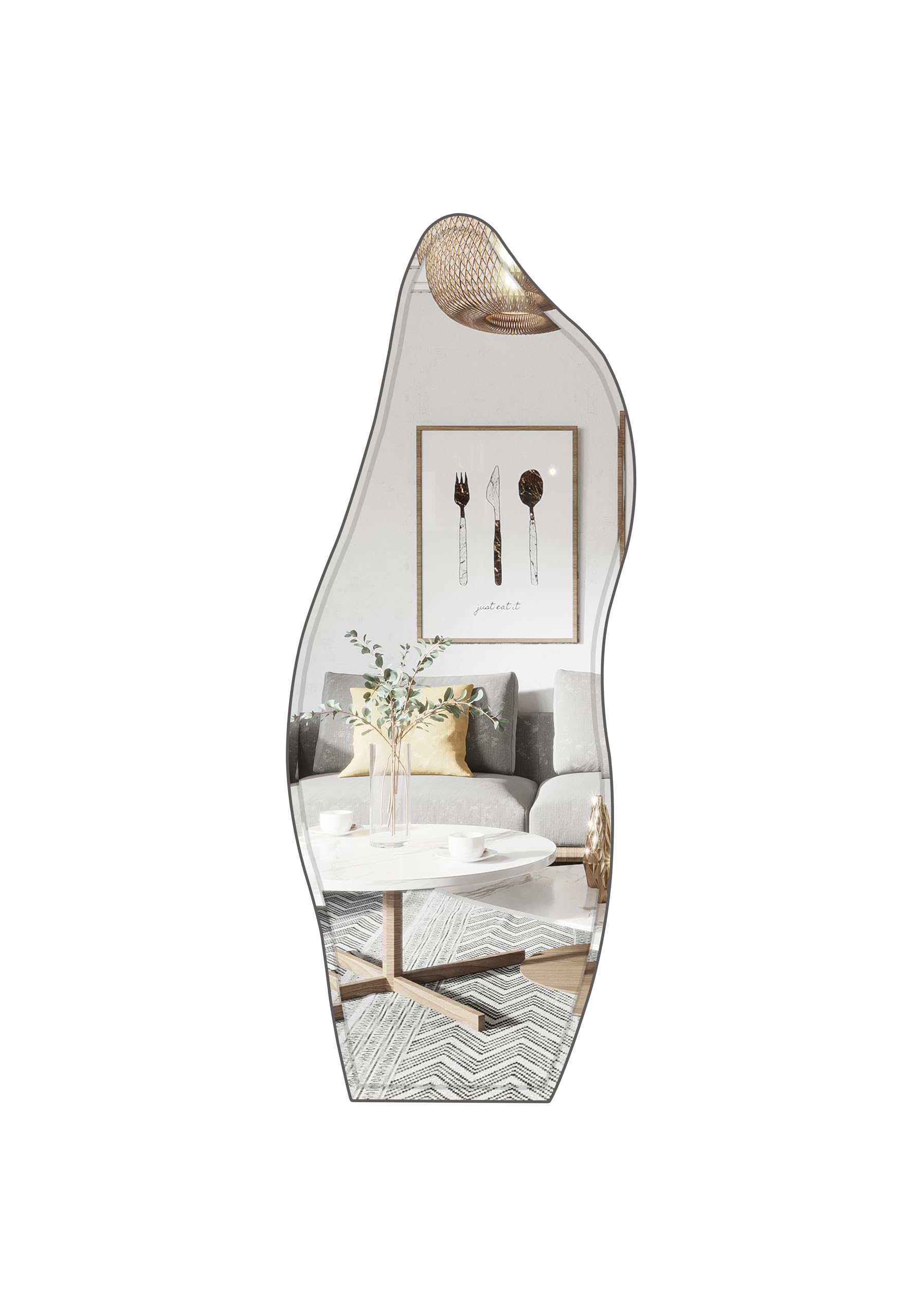 Full Length Mirror  Irregular Wall Mounted Mirror