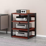 Media Cabinet Stand Audio/Video Component Cabinet Stereo Rack Audio Tower
