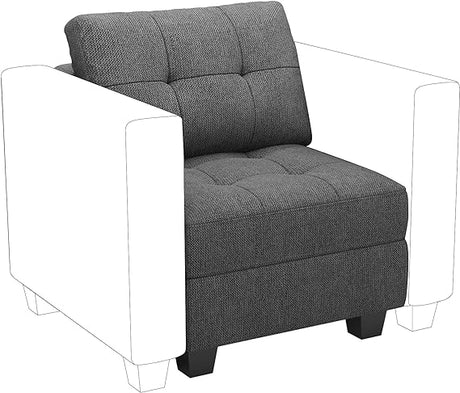 Sofa Couch with Storage Seats Convertible Sectional Couch