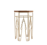 Genevieve Nesting Tables, Gold & Natural
