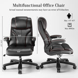 Desk Chair, Sucrever Big and Tall Home Office Chairs for Heavy People 400lbs Wide Seat,