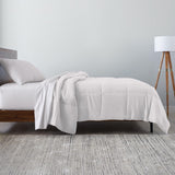 Microfiber Down-Alternative Solid Color Comforter - White - Full/Queen (90"x90")