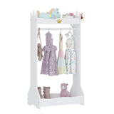 Kids Dress Up Storage, Kids' Costume Organizer Center, Open Hanging Armoire Closet