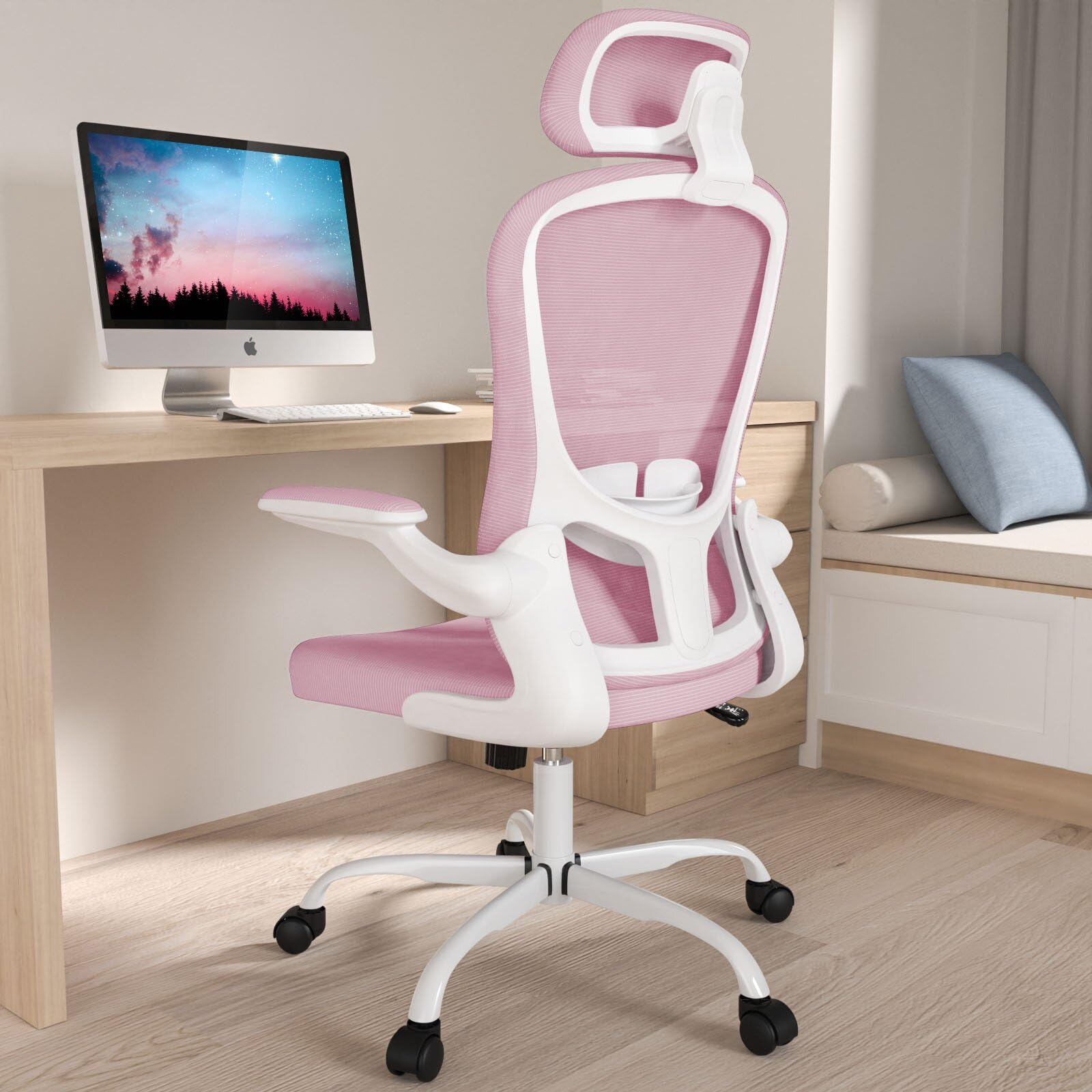 High Back Ergonomic Mesh Office Chair with Adjustable Lumbar Support