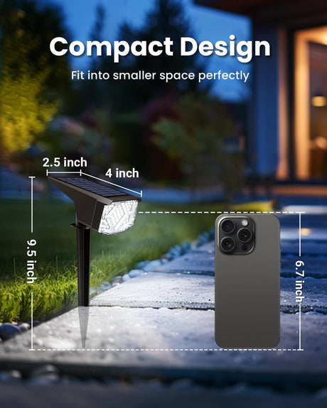 Solar Spot Lights Outdoor, Solar Lights Outdoor Waterproof IP65