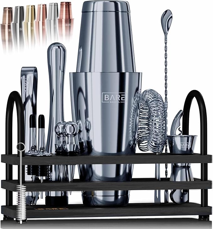 Mixology Bartender Kit Bar Set | 14-Piece Cocktail Shaker Set | Martini