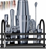 Mixology Bartender Kit Bar Set | 14-Piece Cocktail Shaker Set | Martini