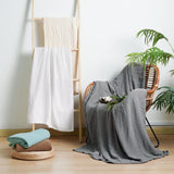 Cooling Muslin Throw Blanket for Hot Sleepers, 60% Rayon Derived from Bamboo,