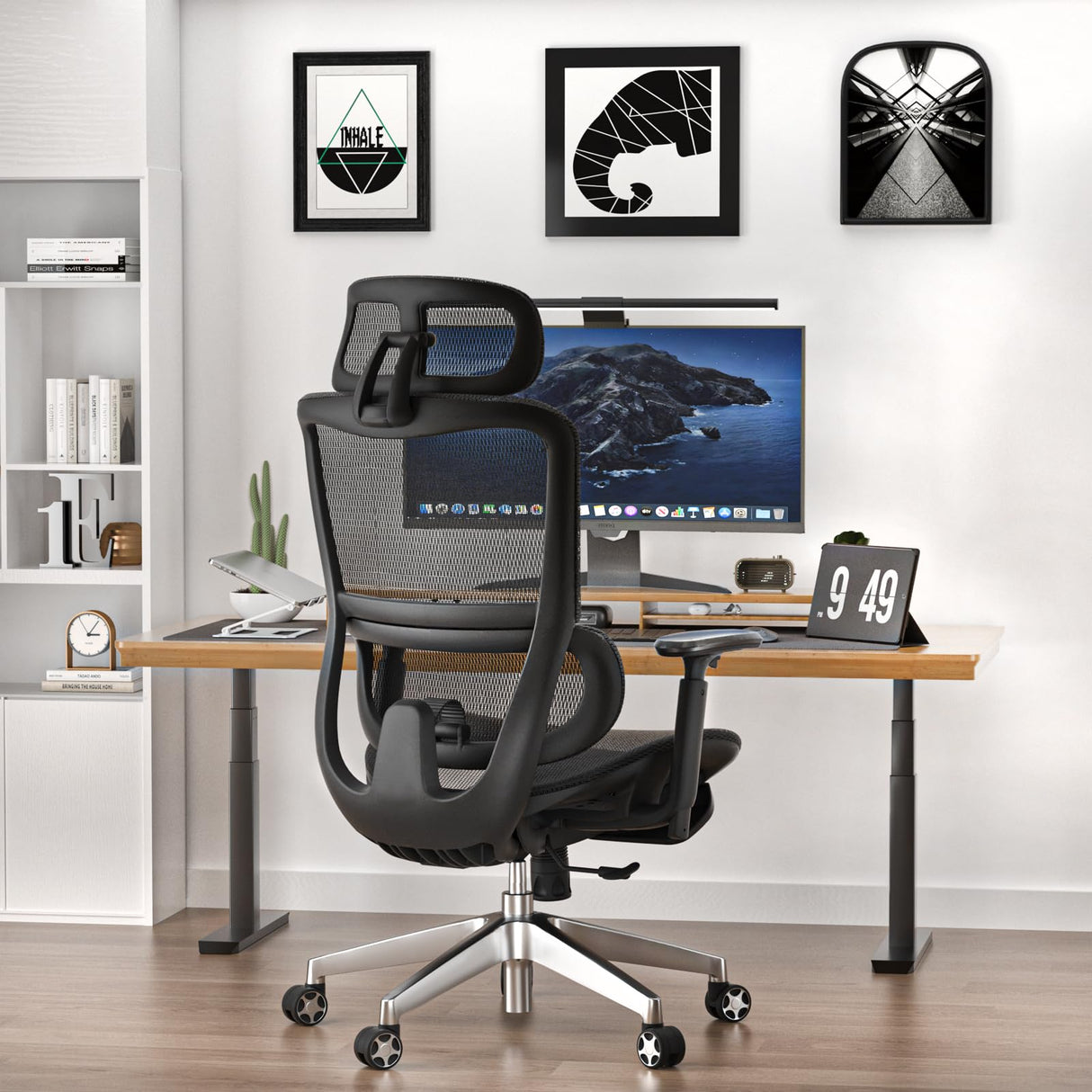 Ergonomic Office Chair,mesh Office Chair with Footrest |Big and Tall Office Chair| Headrest